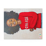 "College Red and White" Puzzle (120 or 252-Piece)