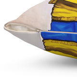 "College Blue and Gold" Pillow