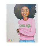 "College Pink and Green" Puzzle (120 or 252-Piece)