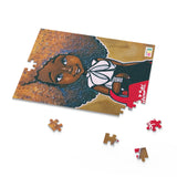 "Fashionista Red & White" Puzzle (120 or 252-Piece)