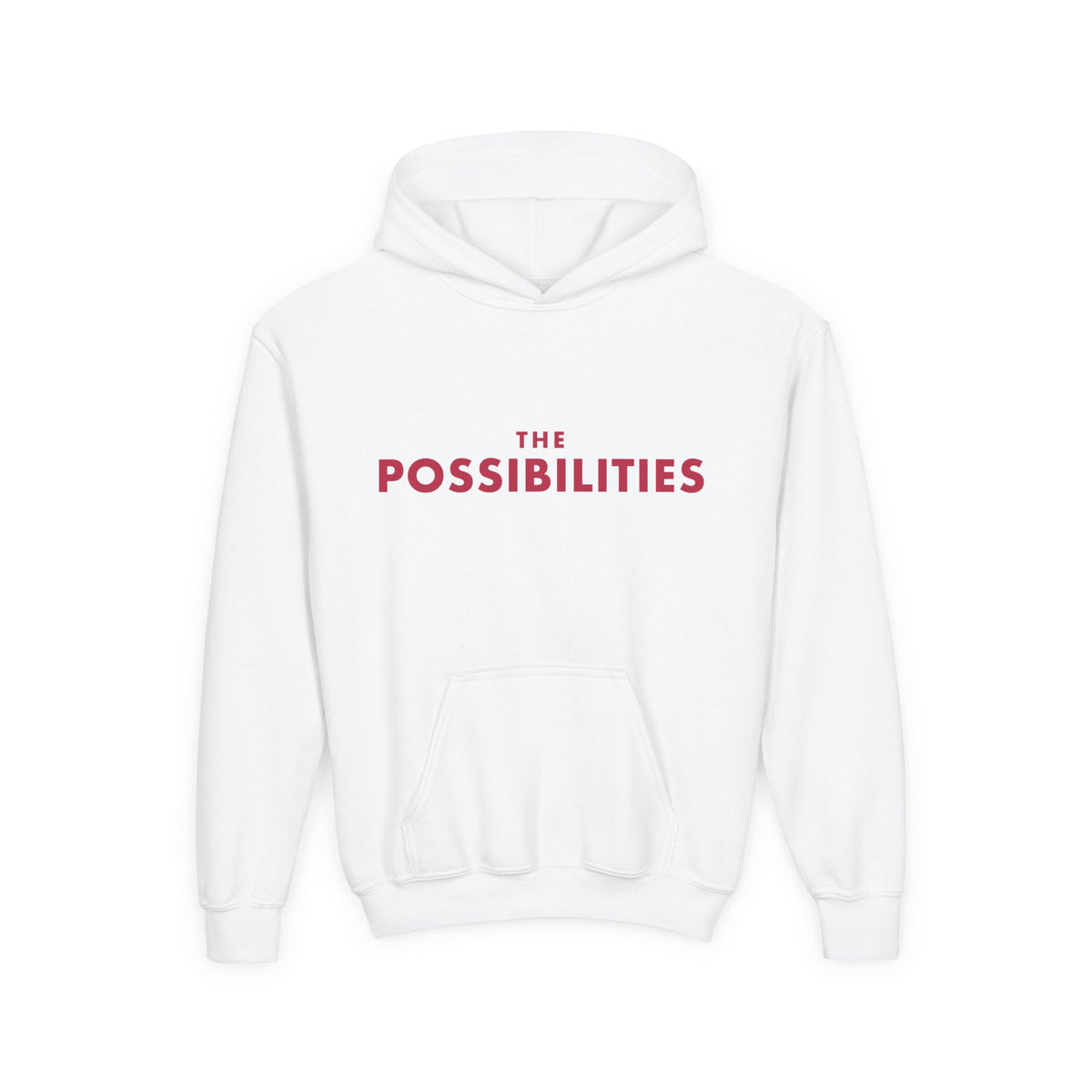 "The Possibilities" Kids Hoodie, part of a Fearlessly Hue® matching parent and child set