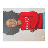 "College Red and White" Puzzle (120 or 252-Piece)