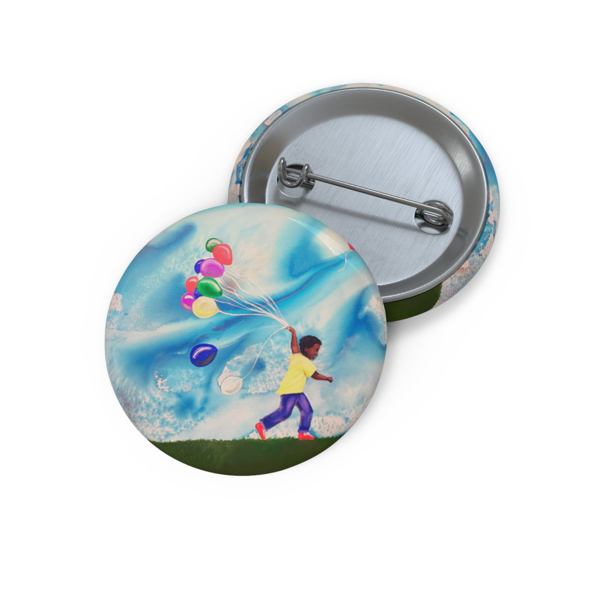 Splendor of the Skies III Pin Button
