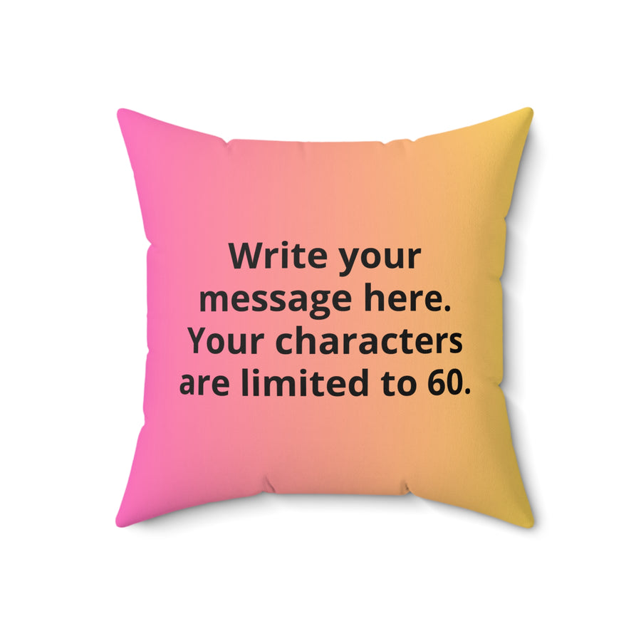 Customizable "Leader, Boss, C.E.O.- Girl, II" Pillow