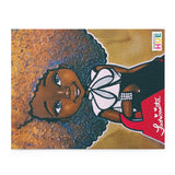 "Fashionista Red & White" Puzzle (120 or 252-Piece)