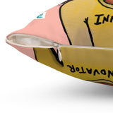 Innovator Girl - 18 x 18 Pillow
