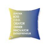 "LBC Word Ombre GB" Pillow