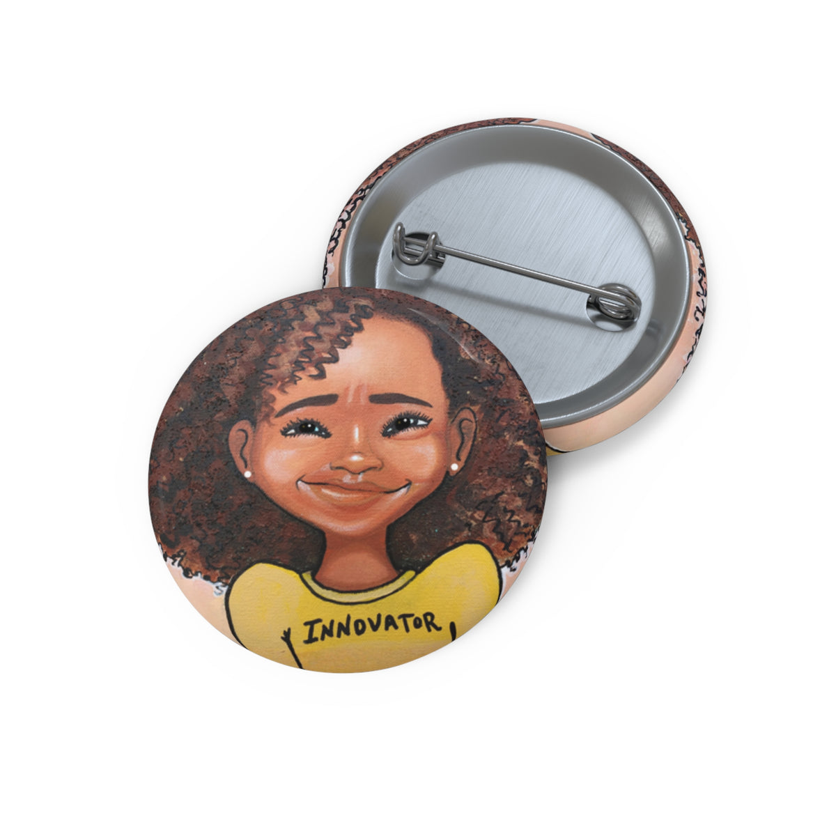 Innovator Girl Pin Button