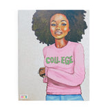 "College Pink and Green" Puzzle (120 or 252-Piece)