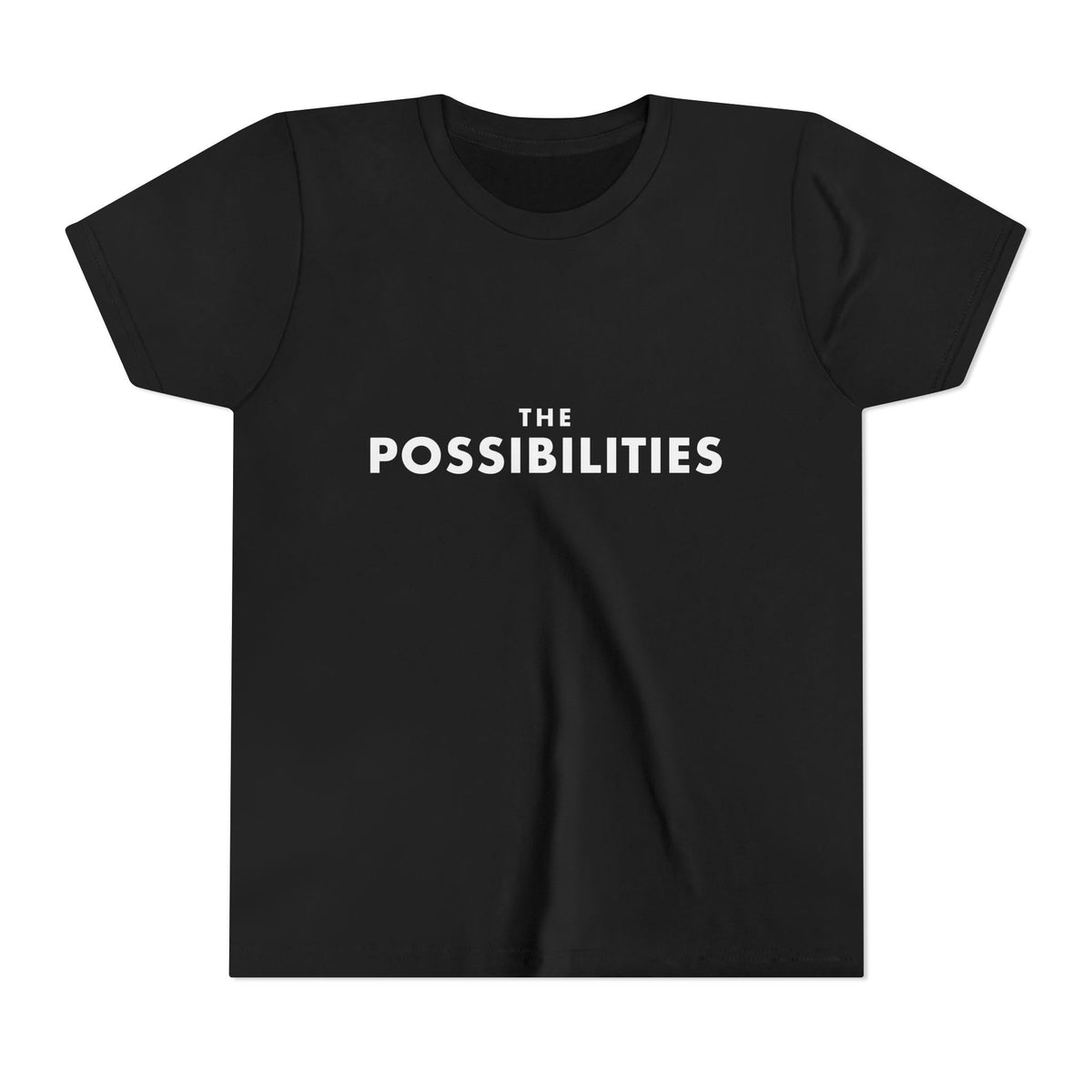 "The Possibilities" Kids T-Shirt, part of a Fearlessly Hue® matching parent and child set