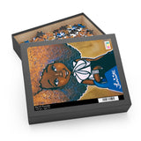 "Fashionista Blue & White" Puzzle (120 or 252-Piece)
