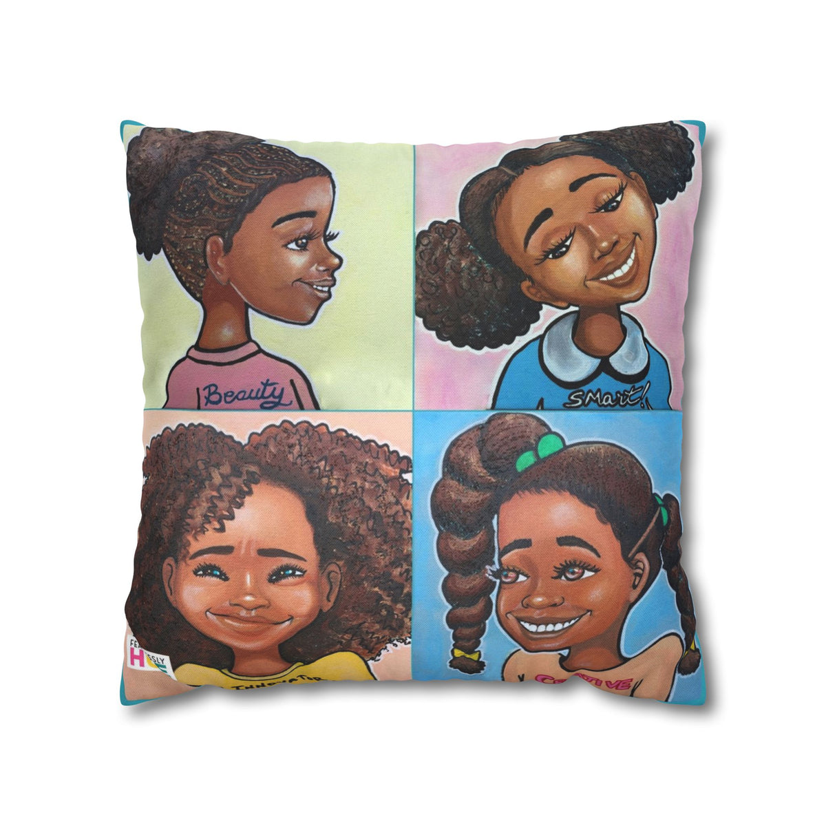 "Beautiful Smart Innovative Creative" Pillow Case