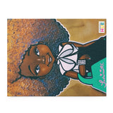 "Fashionista Pink & Green" Puzzle (120 or 252-Piece)