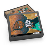 "Fashionista Pink & Green" Puzzle (120 or 252-Piece)