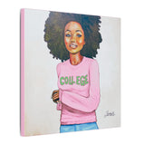 College Canvas Print — 11 x14 Matte Stretched Wall Art