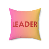 "Leader Word PG" Pillow
