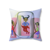 Jumping to Higher Heights I - 18 x 18 Pillow