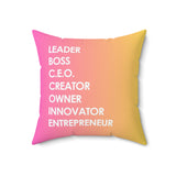 "LBC Word Ombre YP" Pillow