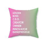 "LBC Word Ombre PG" Pillow