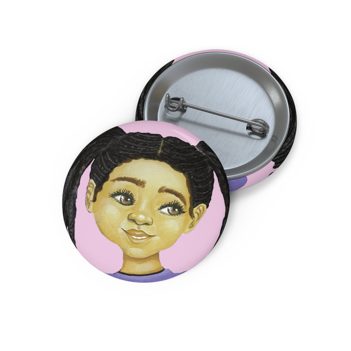 Authenticity pin button by Fearlessly Hue®, Dana Todd Pope's art.