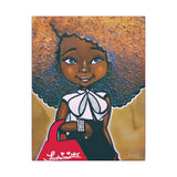 Fashionista Canvas Print - Red & White | Fearlessly Hue