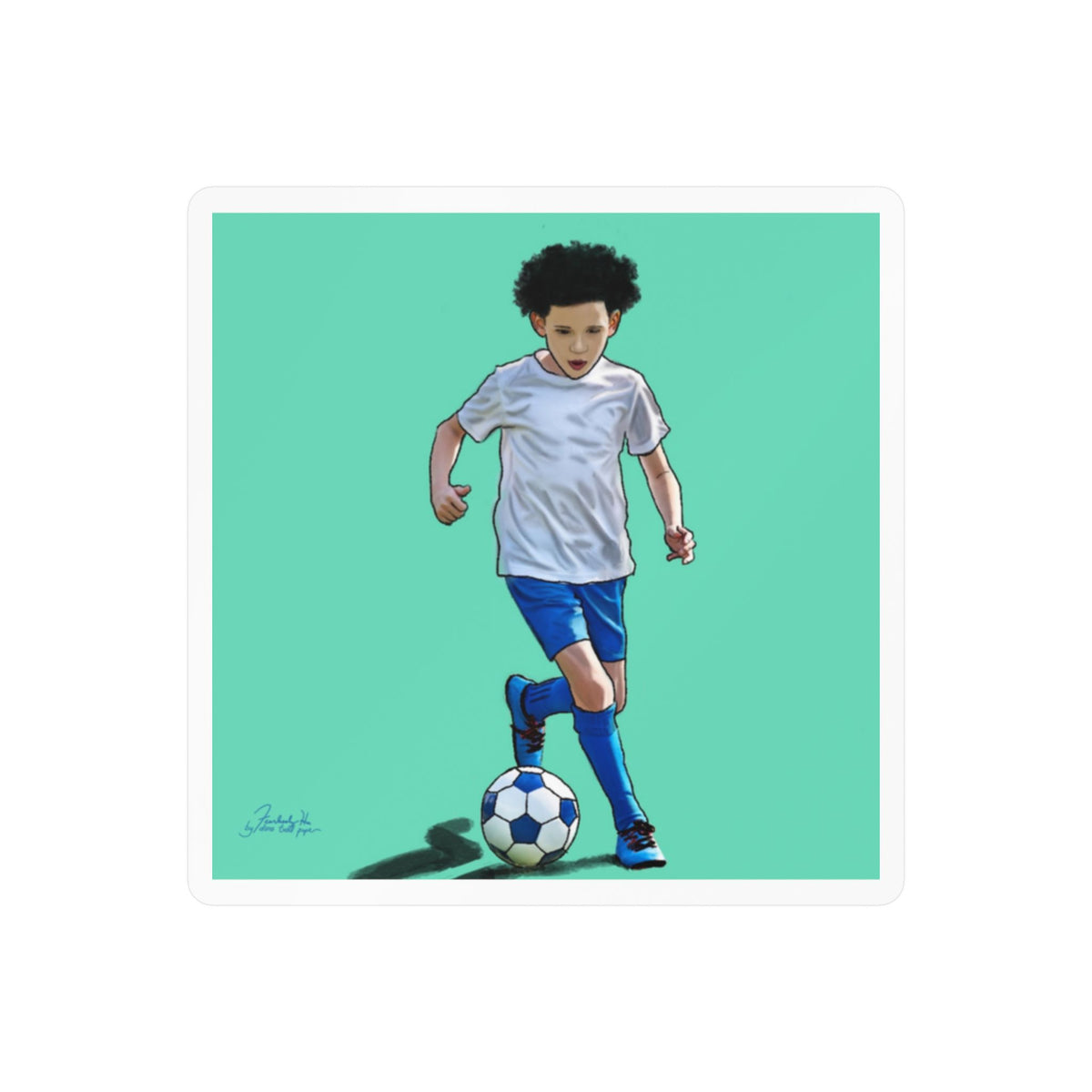 Bend It sticker by Fearlessly Hue®, Dana Todd Pope's art.