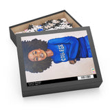 "College Blue and White" Puzzle (120 or 252-Piece)