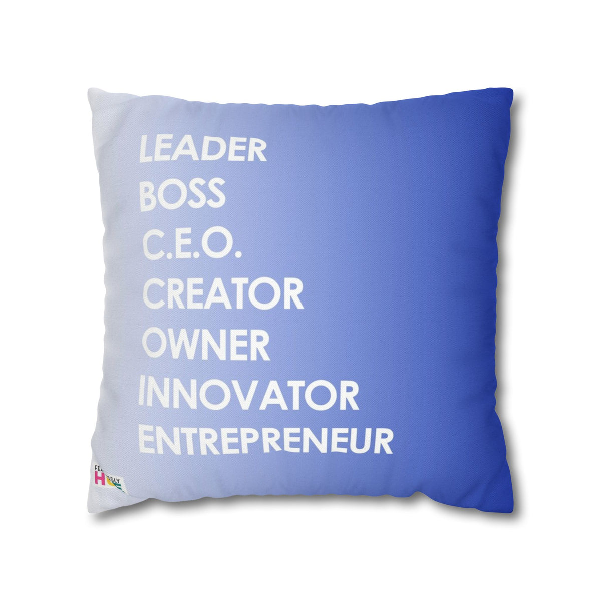 "LBC Word Ombre WB" Pillow Case