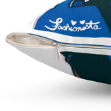 "Fashionista Blu and White" Pillow