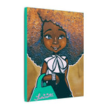 [DRAFT CANVAS] "Fashionista" Pink and Green Stretched Canvas Print