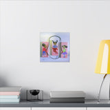 Jumping to Higher Heights I - 12 x 12 Canvas Print Wall Art