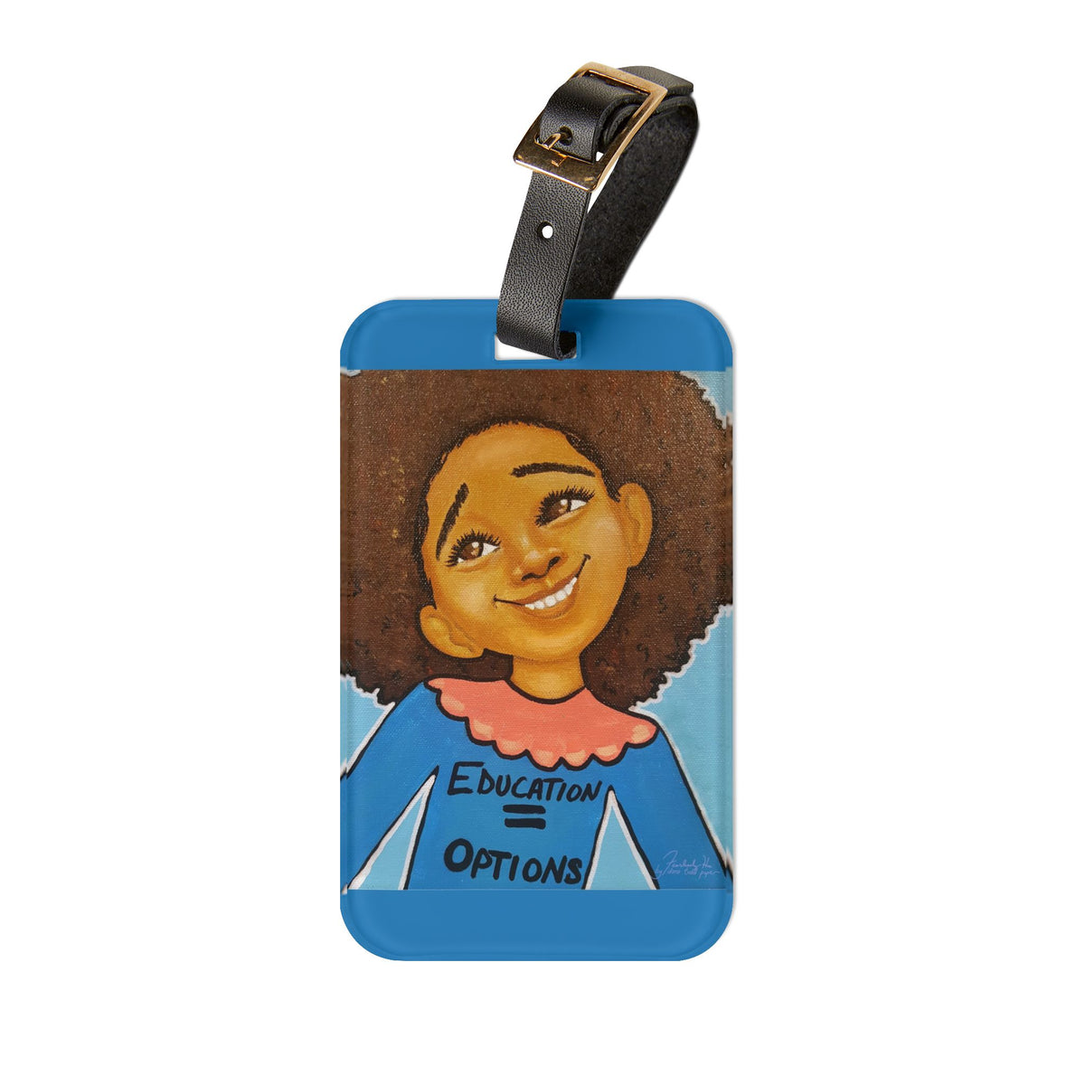 "Ed = Op Girl" Luggage Tag