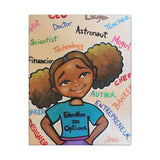 Ed = Op Girl, II - 11 x 14 Canvas Print Wall Art