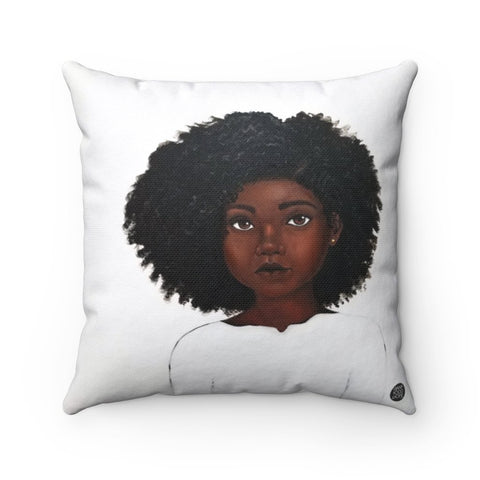 Because Being Black in a White Space is a Real Thing... I Premium Square Pillow - Fearlessly Hue by Dana Todd Pope