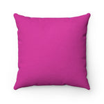 "Creative" Girl 18"x18" Faux Suede Square Pillow