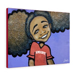 "Smart Girl" Canvas Gallery Wrap Print