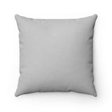 College (Red & White) Square Pillow - Fearlessly Hue by Dana Todd Pope