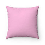 Fashionista (Pink & Green) Square Pillow - Fearlessly Hue by Dana Todd Pope