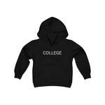 "COLLEGE" Youth Heavy Blend Hooded Sweatshirt
