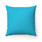 "L.B.C., Girl I" 18"x18" Faux Suede Square Pillow