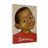 "Innovator" Boy Canvas Print