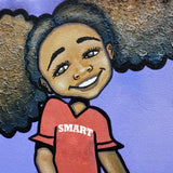 "Smart Girl"- Print on Paper - Fearlessly Hue by Dana Todd Pope