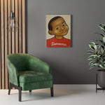 "Innovator" Boy Canvas Print