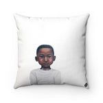 "Because Being Black in a White Space is a Real Thing... VI" 18"x18" Premium Square Pillow