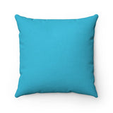 Strength, Manhood, Integrity, Greatness Square Pillow - Fearlessly Hue by Dana Todd Pope