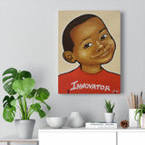 "Innovator" Boy Canvas Print