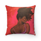 "Pretty for a Dark Girl" 18"x18" Premium Square Pillow