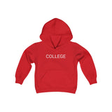 "COLLEGE" Youth Heavy Blend Hooded Sweatshirt