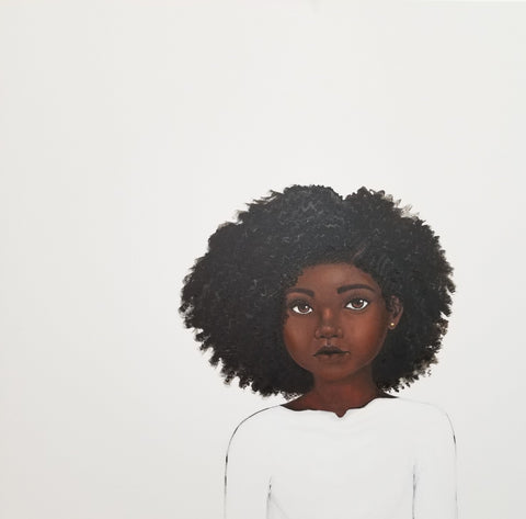 "Because Being Black in a White Space is a Real Thing... 1" Print on Paper - Fearlessly Hue by Dana Todd Pope
