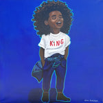 "Laughing at Them All" Print on Paper - Fearlessly Hue by Dana Todd Pope